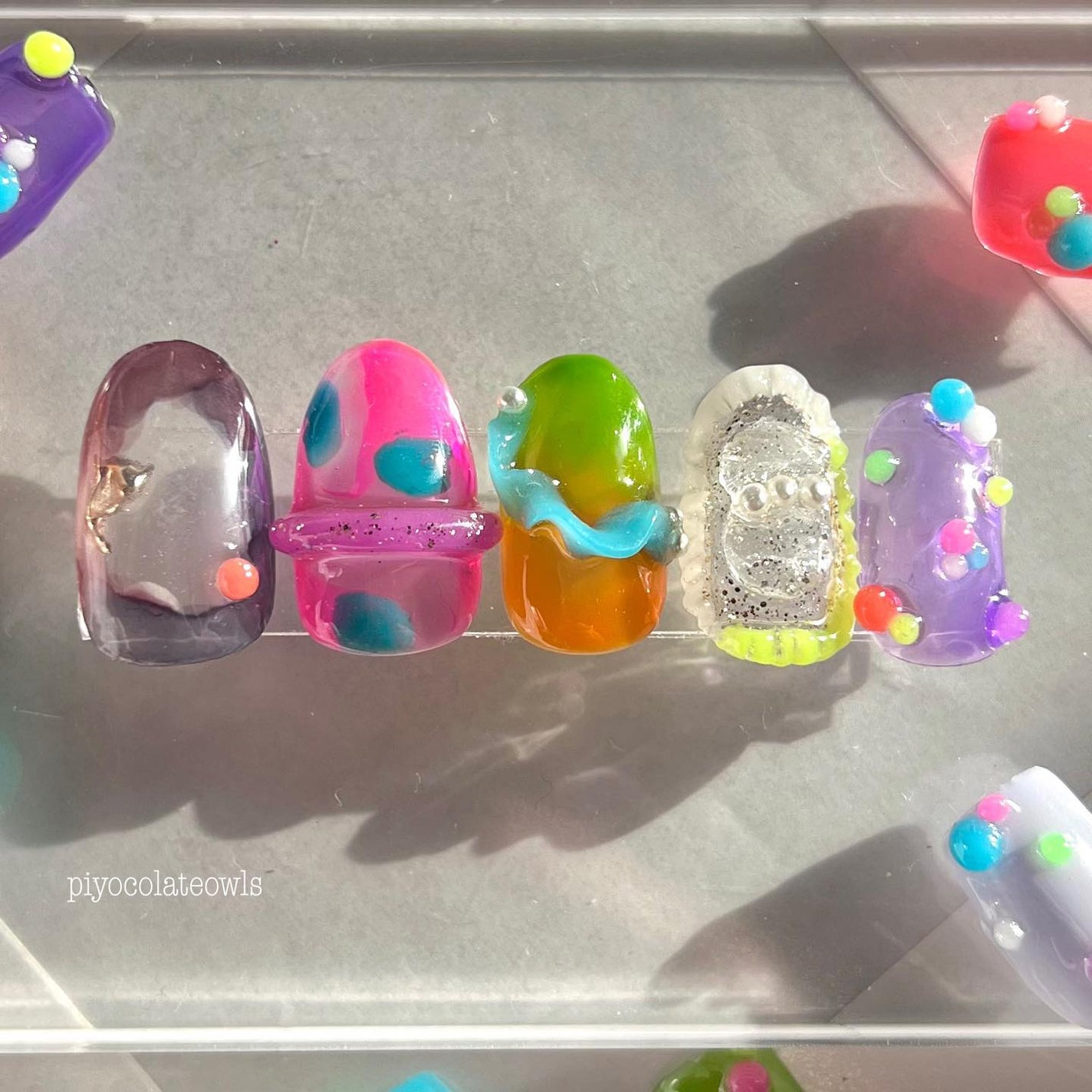 ぴよこれいと あうるす on LIPS 「昨日リールでアップさせて頂きましたデザインの静止画です☺︎✨コ..」(7枚目)