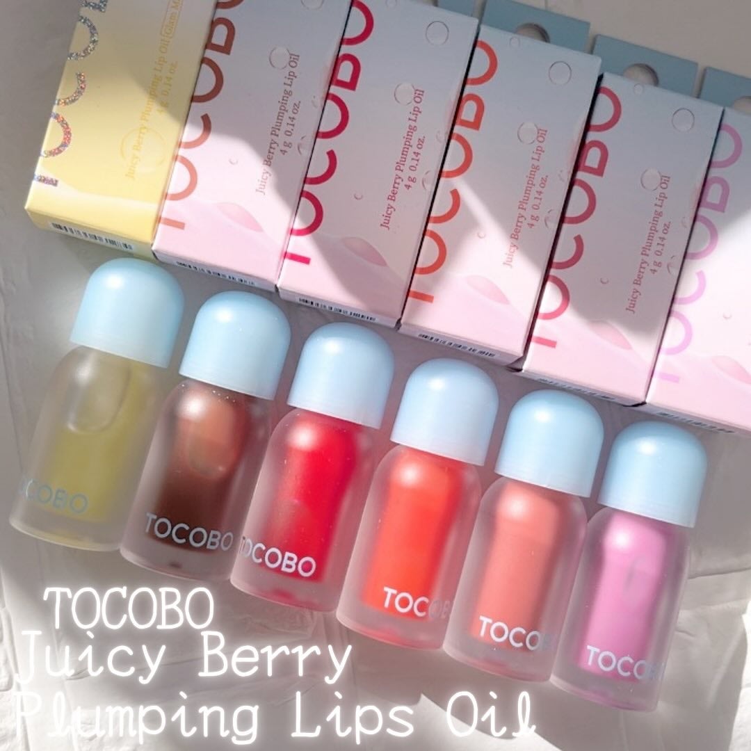 ジューシーベリープランピングリップオイル/TOCOBO/リップグロスを使ったクチコミ(1枚目)