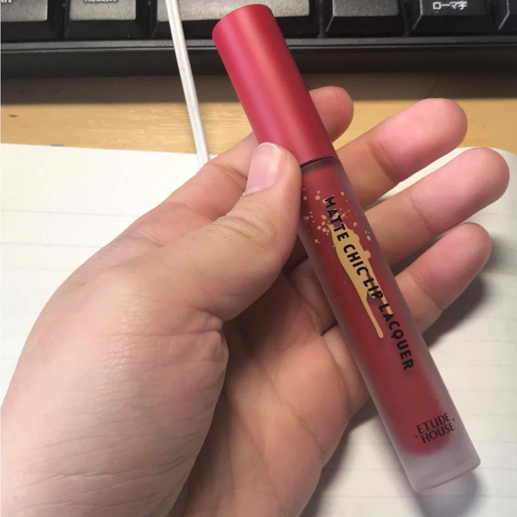 マットシックリップラッカー/ETUDE/口紅を使ったクチコミ（2枚目）