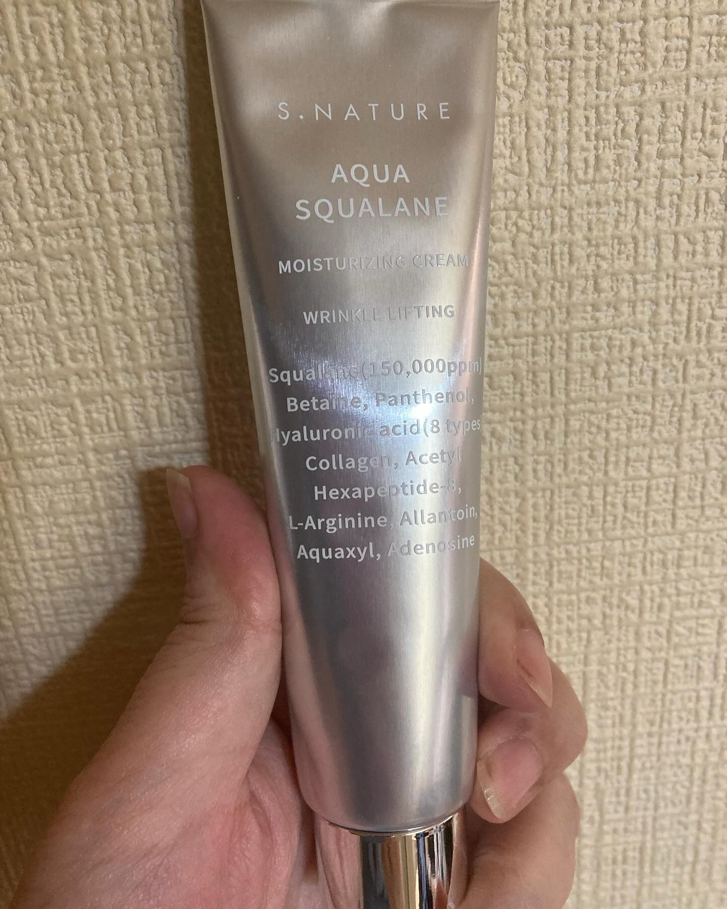 アクアスクワランモイスチャークリーム/S.NATURE/フェイスクリームを使ったクチコミ（2枚目）