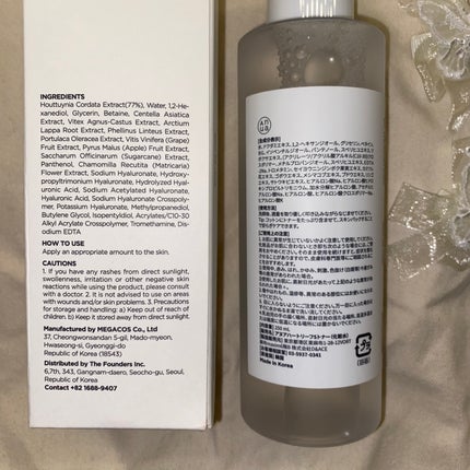 ドクダミ 77 スージングトナー/Anua/化粧水を使ったクチコミ(3枚目)