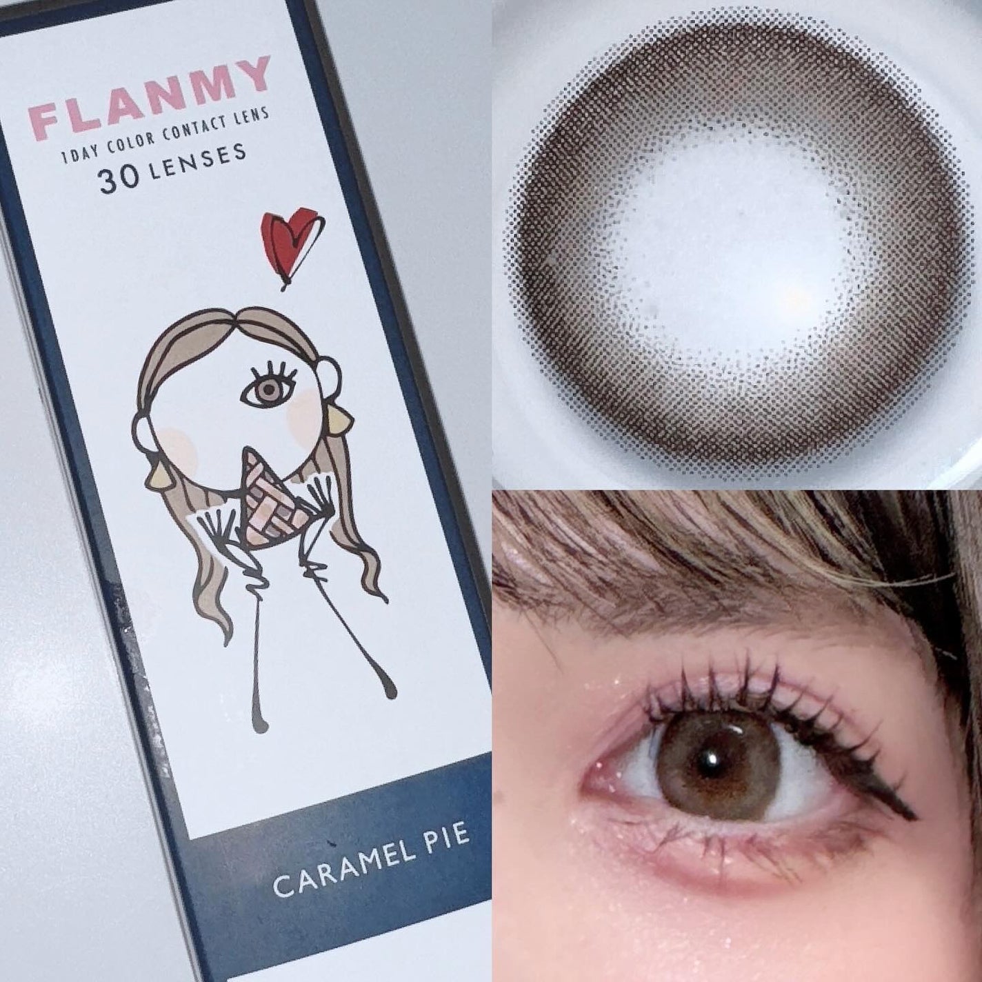 FLANMY 1day/FLANMY/ワンデー(1DAY)カラコンを使ったクチコミ(1枚目)
