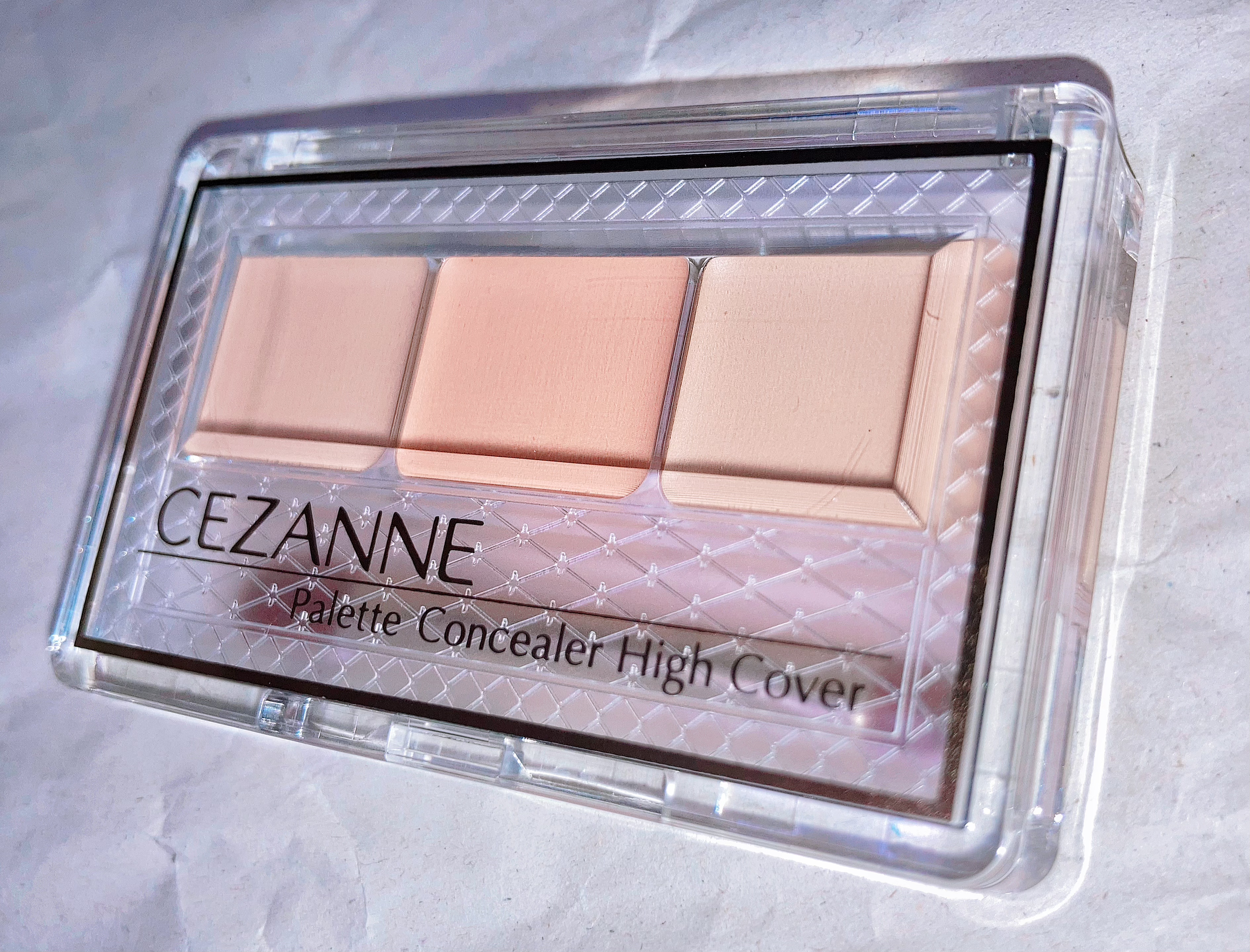 パレットコンシーラー ハイカバー/CEZANNE/パレットコンシーラーを使ったクチコミ（2枚目）