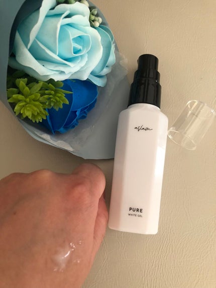 ピュアホワイトジェル/asiam/オールインワン化粧品を使ったクチコミ(4枚目)