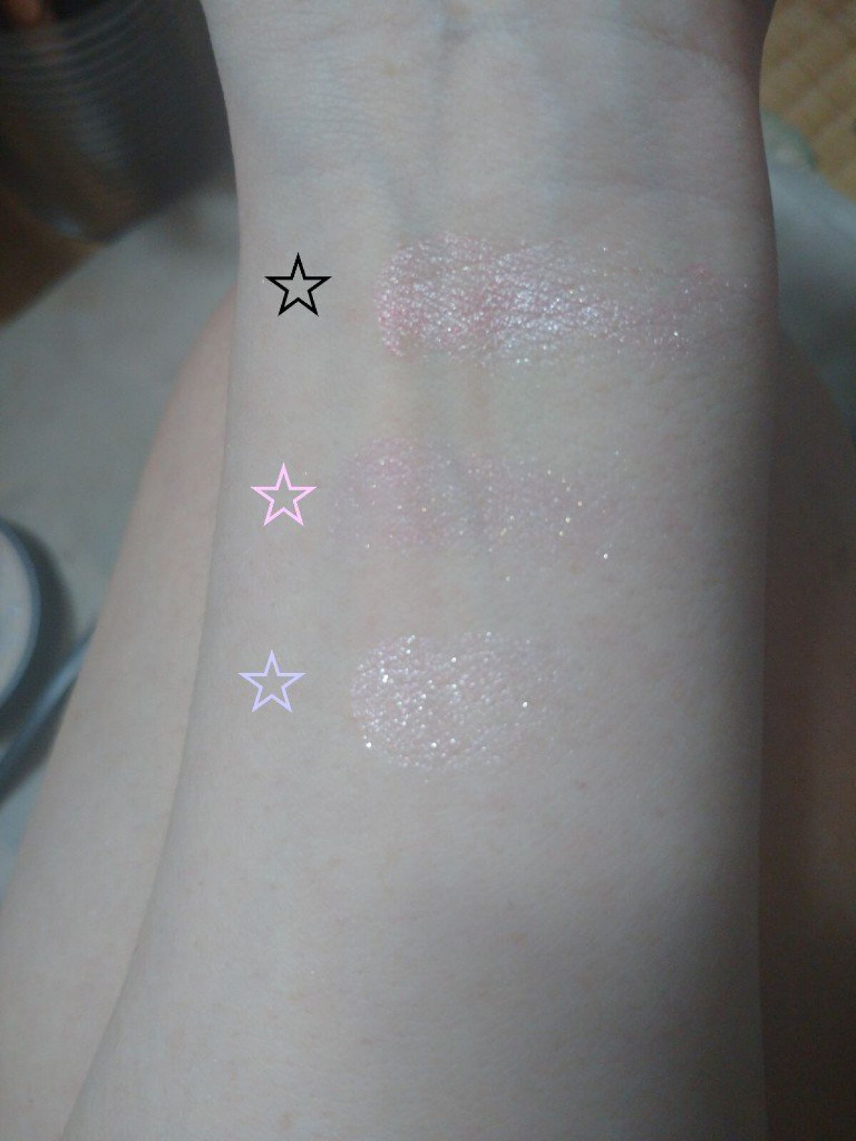 UR GLAM　POWDER EYESHADOW ベビーピンク/U R GLAM/単色アイシャドウを使ったクチコミ（2枚目）