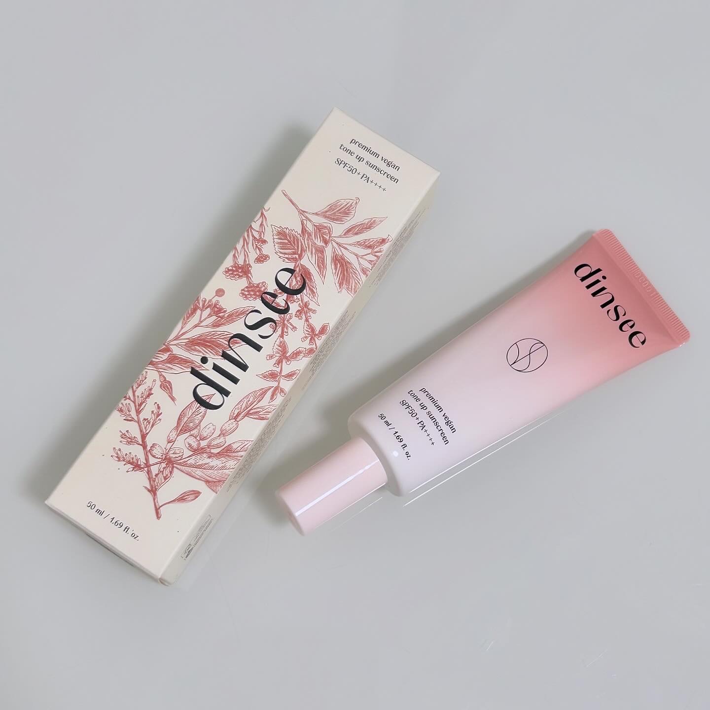 プレミ アムビーガン トーンアップ日焼け止め SPF50+PA++++/dinsee/日焼け止めミルクを使ったクチコミ（1枚目）