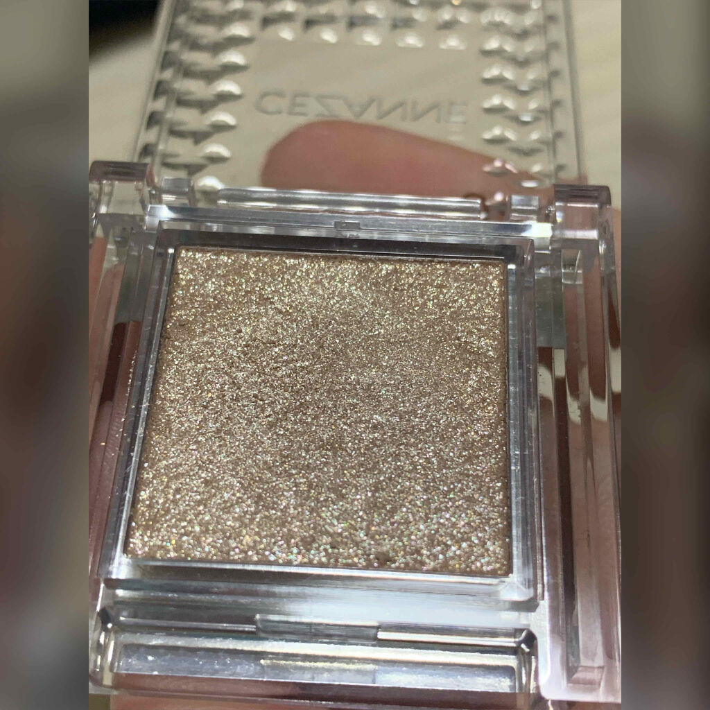 シングルカラーアイシャドウ/CEZANNE/単色アイシャドウを使ったクチコミ（2枚目）