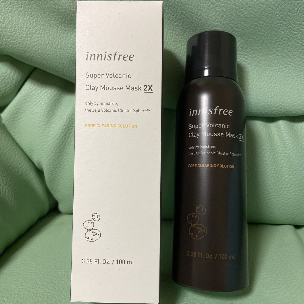 スーパーヴォルカニック クレイムースマスク 2X/innisfree/洗い流すパック・マスクを使ったクチコミ（1枚目）