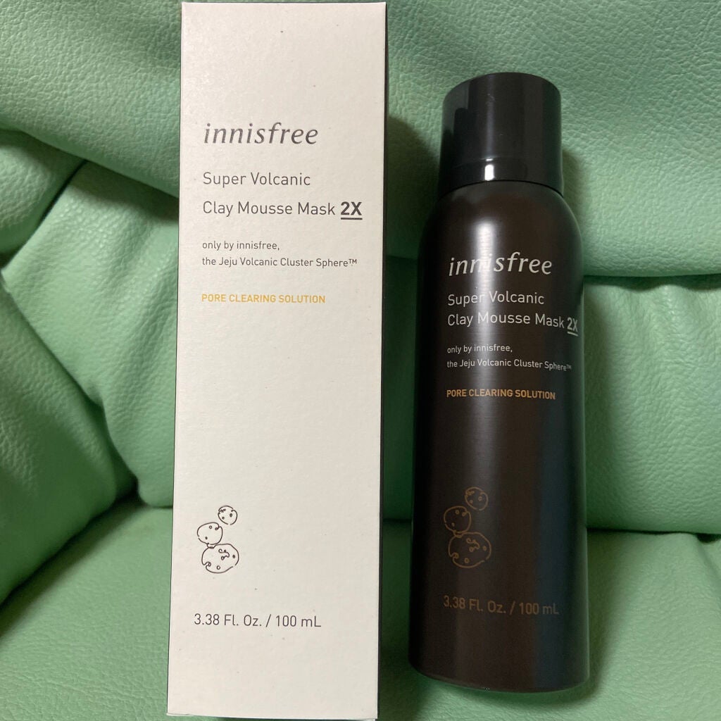 スーパーヴォルカニック クレイムースマスク 2X/innisfree/洗い流すパック・マスクを使ったクチコミ(1枚目)