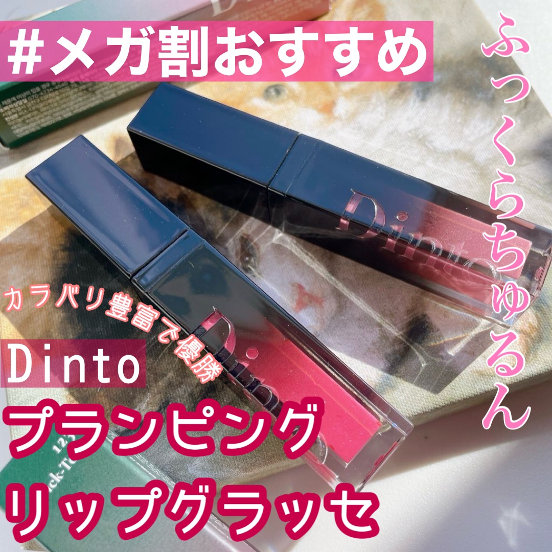 ボリュームパールキッスグロス/Dinto/リップグロスを使ったクチコミ（1枚目）