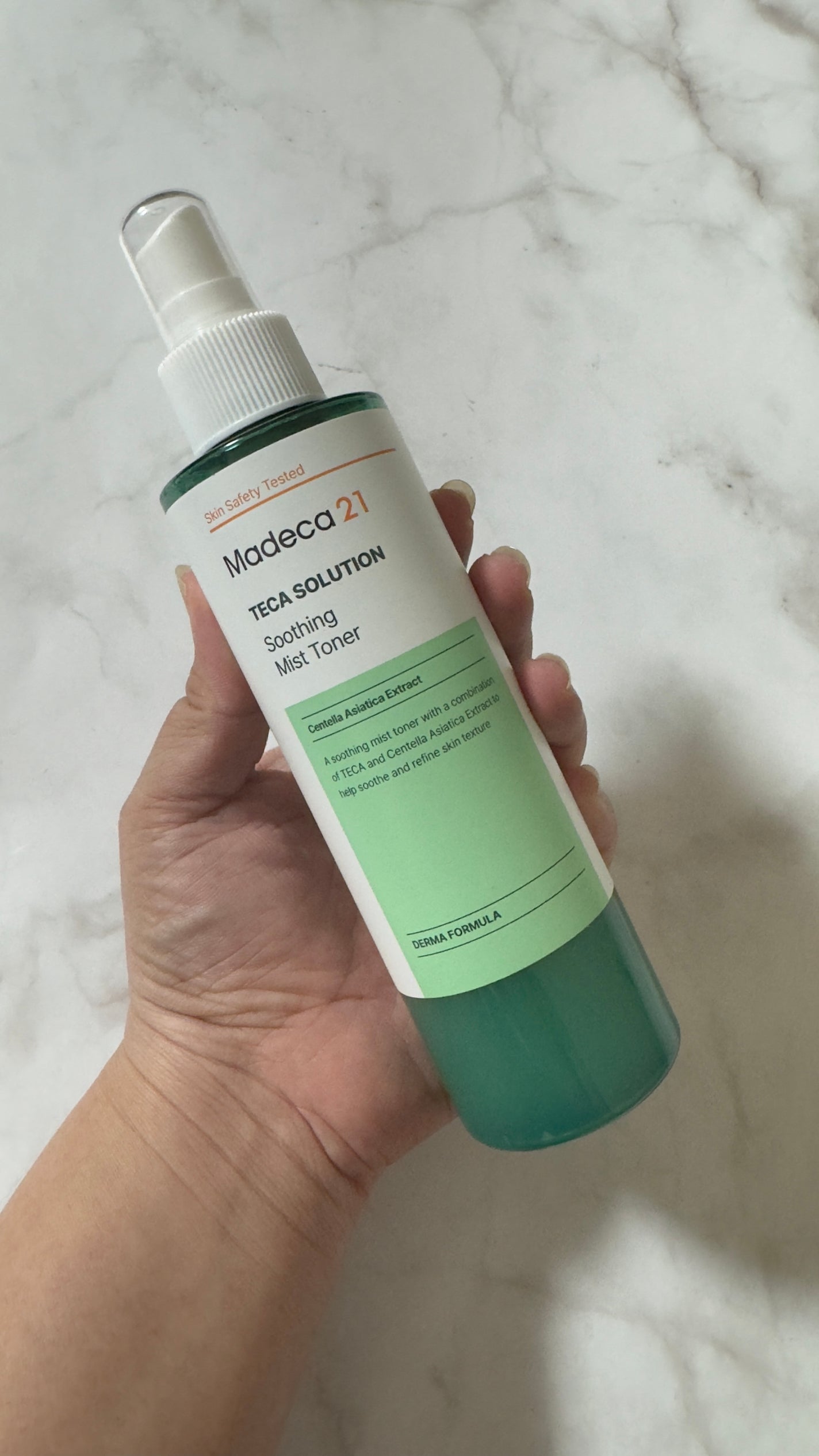 テカソルーションスージングミストトナー/Madeca21/ミスト状化粧水を使ったクチコミ(2枚目)