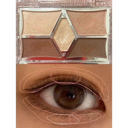 【旧品】パーフェクトスタイリストアイズ/キャンメイク/アイシャドウパレットを使ったクチコミ(2枚目)