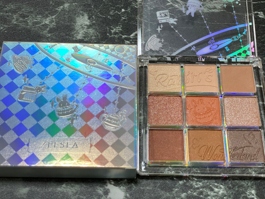 クォーツ 9色アイシャドウパレット(ドリームランドアイシャドウ)/ZEESEA/アイシャドウパレットを使ったクチコミ(3枚目)