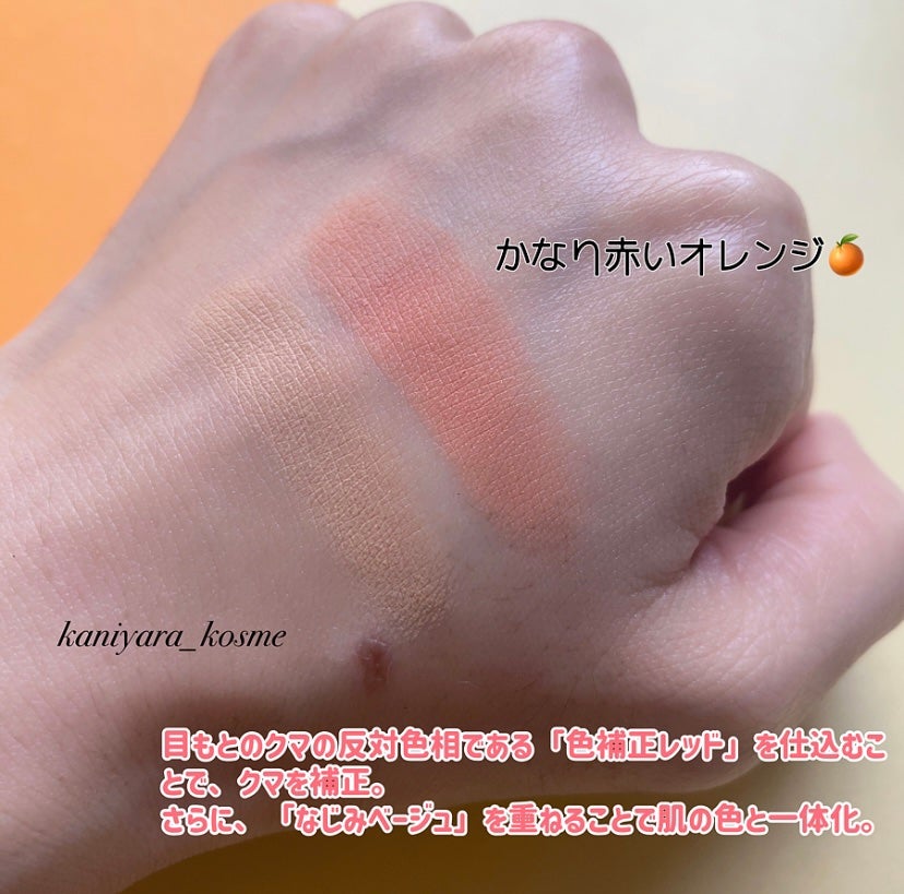 リシェ レッドトリック アイコンシーラー/Visée/パレットコンシーラーを使ったクチコミ(3枚目)