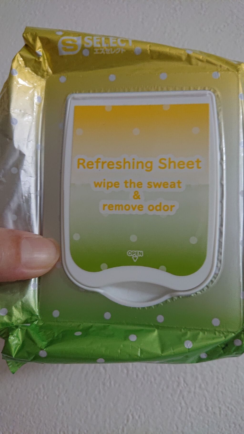 さらっと爽快シート/S SELECT/ボディシートを使ったクチコミ(1枚目)