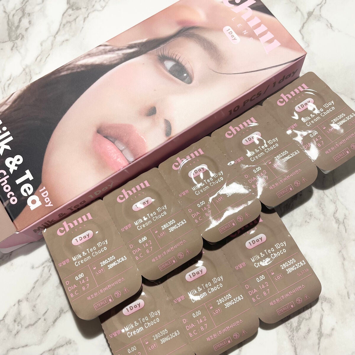 chuuLENS Milk&Tea 1day/chuu LENS/ワンデー(1DAY)カラコンを使ったクチコミ(2枚目)