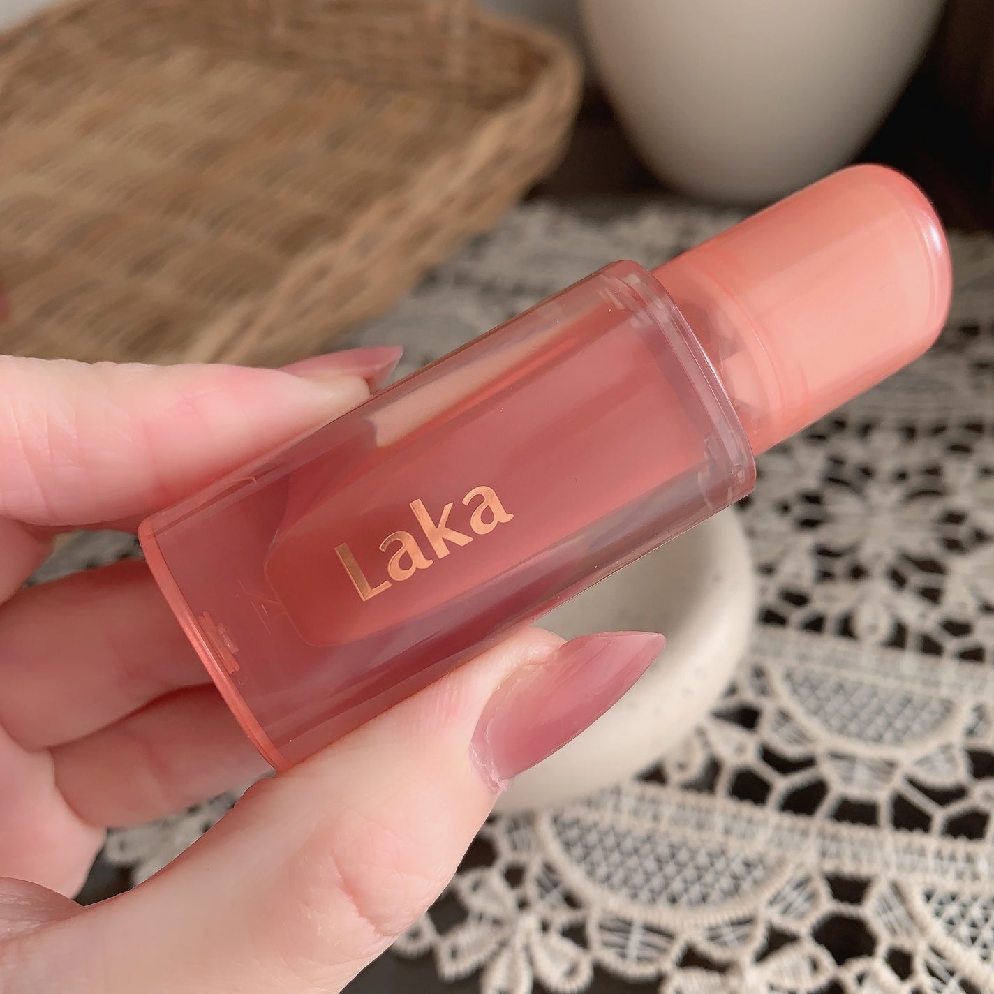 ジェリーイングヌードグロス/Laka/リップグロスを使ったクチコミ(5枚目)