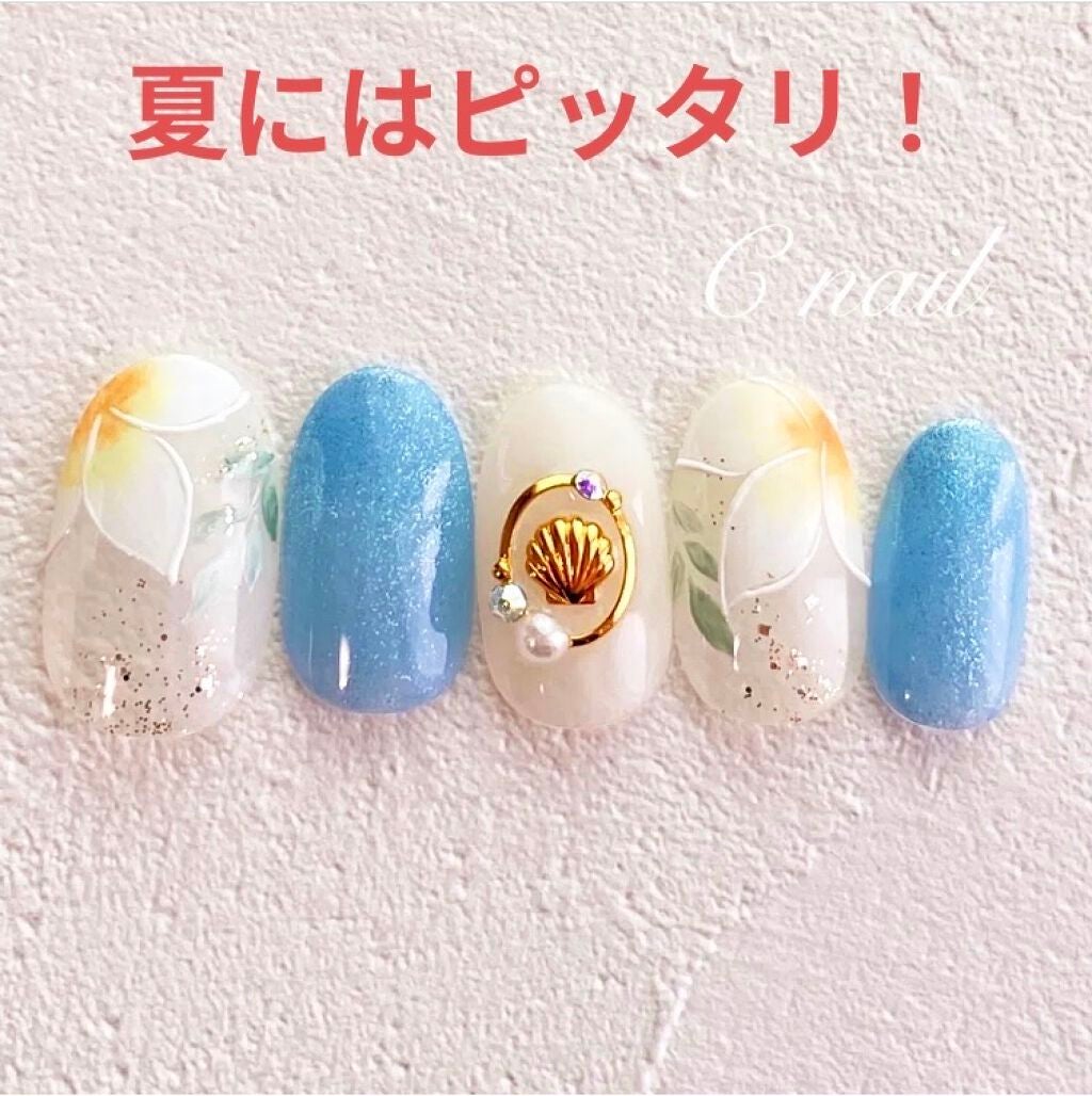 ami✨🕊 on LIPS 「#正直レビュー夏にはピッタリのこれ!ネイル爪も今の季節にしたい..」(1枚目)