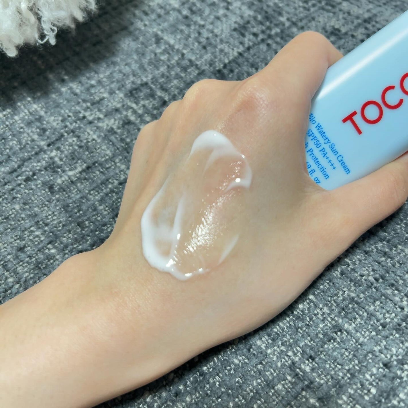 バイオウォータリーサンクリーム/TOCOBO/日焼け止めクリームを使ったクチコミ(2枚目)