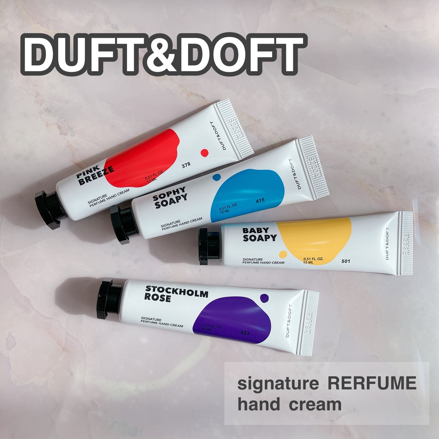 シグネチャーパフュームハンドクリームミニチュアギフトセット/DUFT&DOFT/ハンドクリームを使ったクチコミ(1枚目)