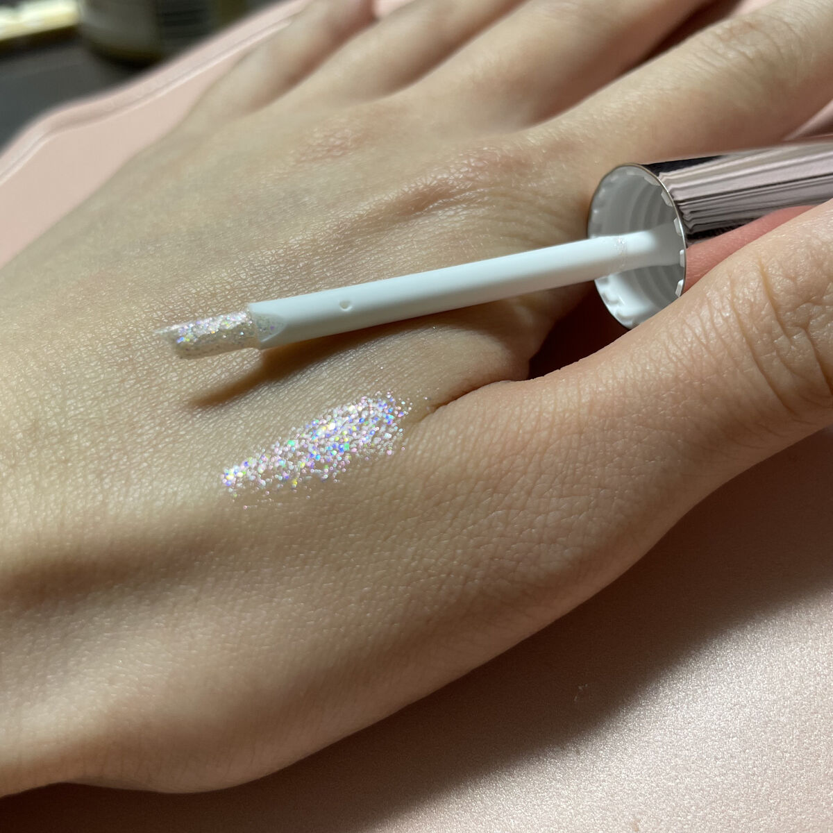 ウォンジョンヨ　ダイヤモンドライナー/Wonjungyo/リキッドアイシャドウを使ったクチコミ（2枚目）