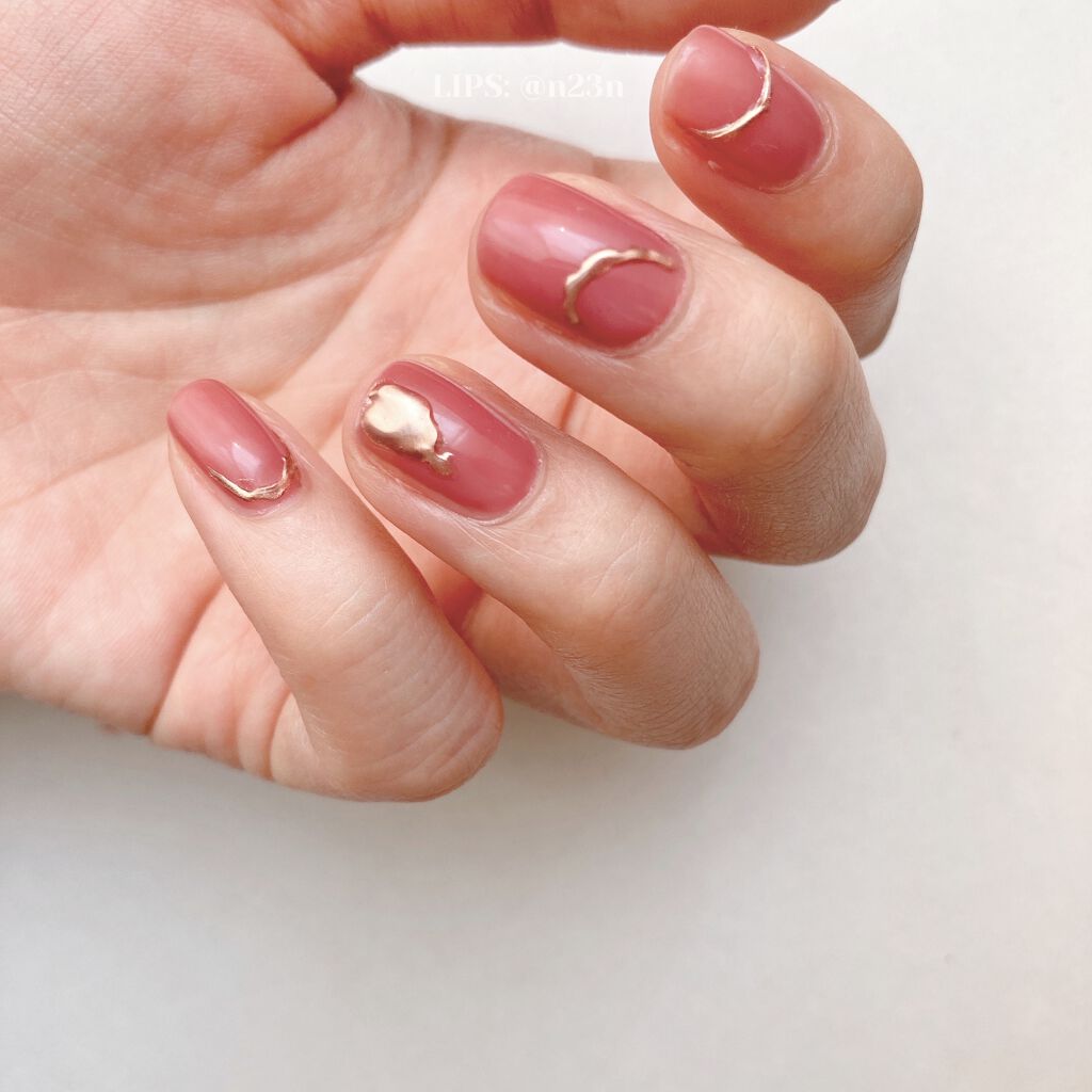 ミルキーカラー カラージェル L-7 ルビーカシス/irogel(イロジェル)/ジェルネイルを使ったクチコミ（3枚目）