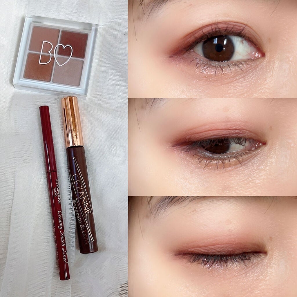 クリーミータッチライナー/キャンメイク/ジェルアイライナーを使ったクチコミ(4枚目)