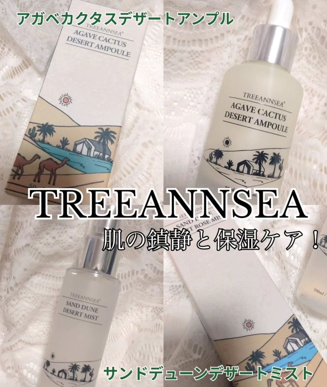 アガベ カクタス デザート アンプル/ツリーアンシー/美容液を使ったクチコミ（1枚目）