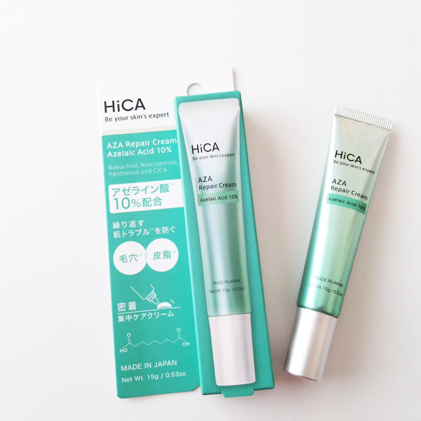 HiCA　AZAリペアクリーム アゼライン酸10%/HiCA/フェイスクリームを使ったクチコミ（2枚目）