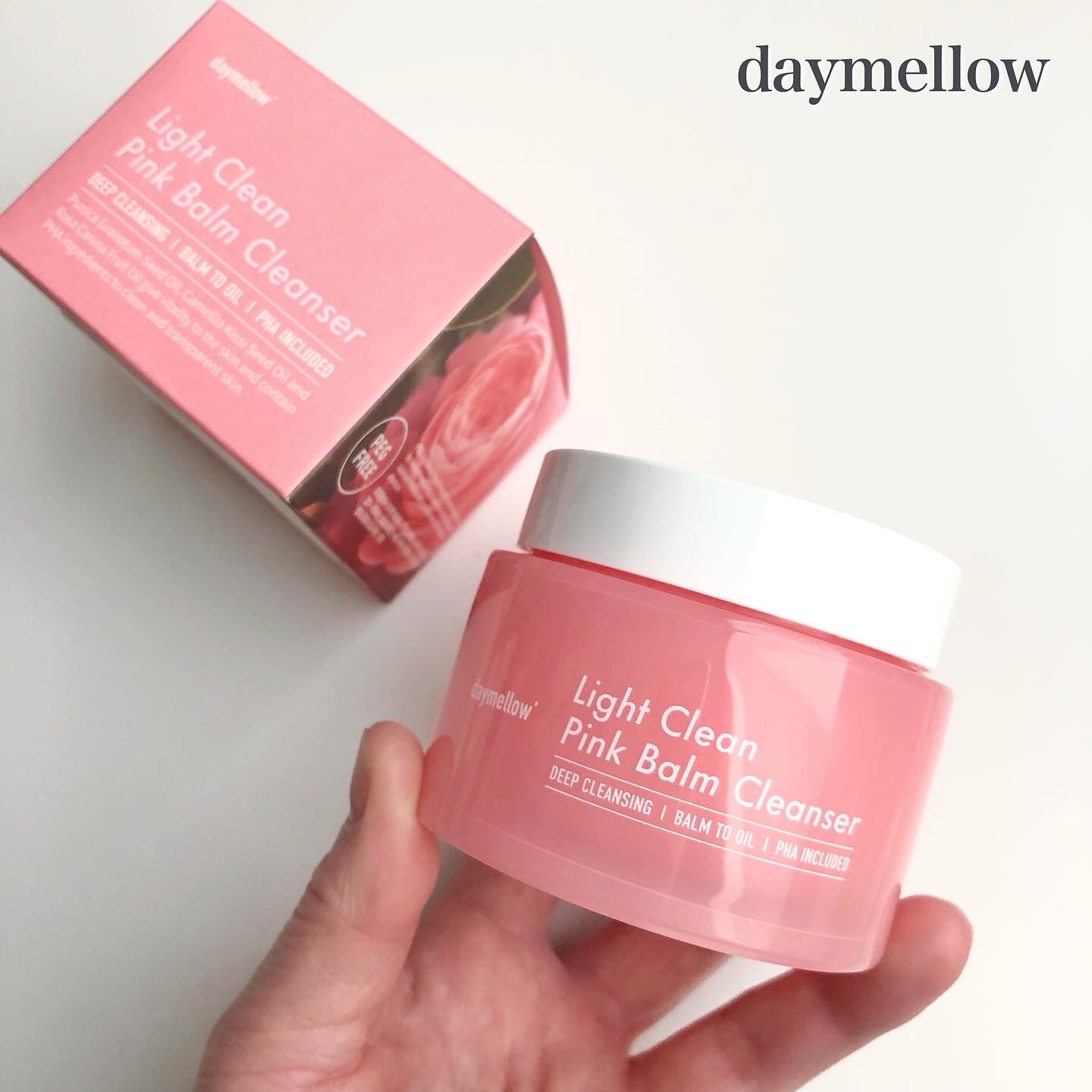 ライトクリーンピンクバームクレンザー/daymellow’/クレンジングクリームを使ったクチコミ（1枚目）