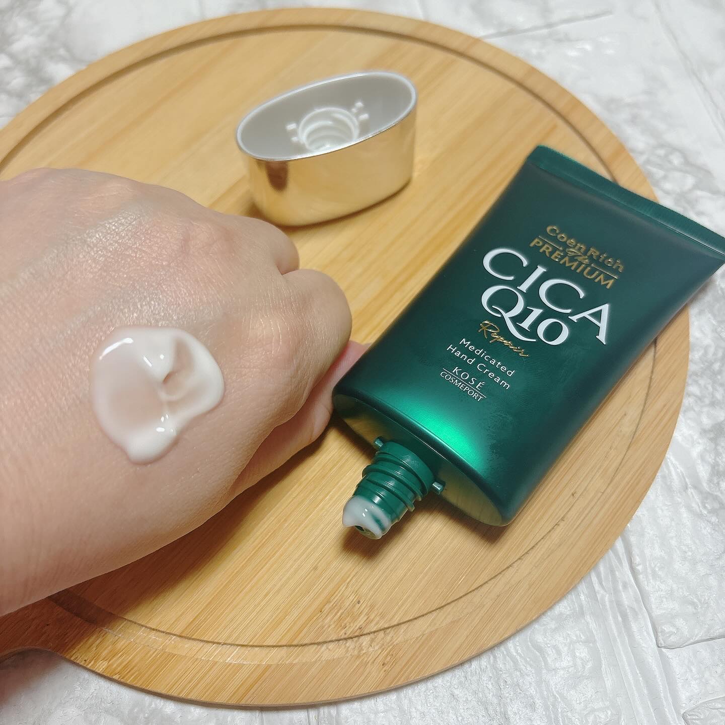 コエンリッチ　ザ　プレミアム 薬用リンクルナイト　ハンドクリーム 【医薬部外品】/コエンリッチQ10/ハンドクリームを使ったクチコミ（3枚目）