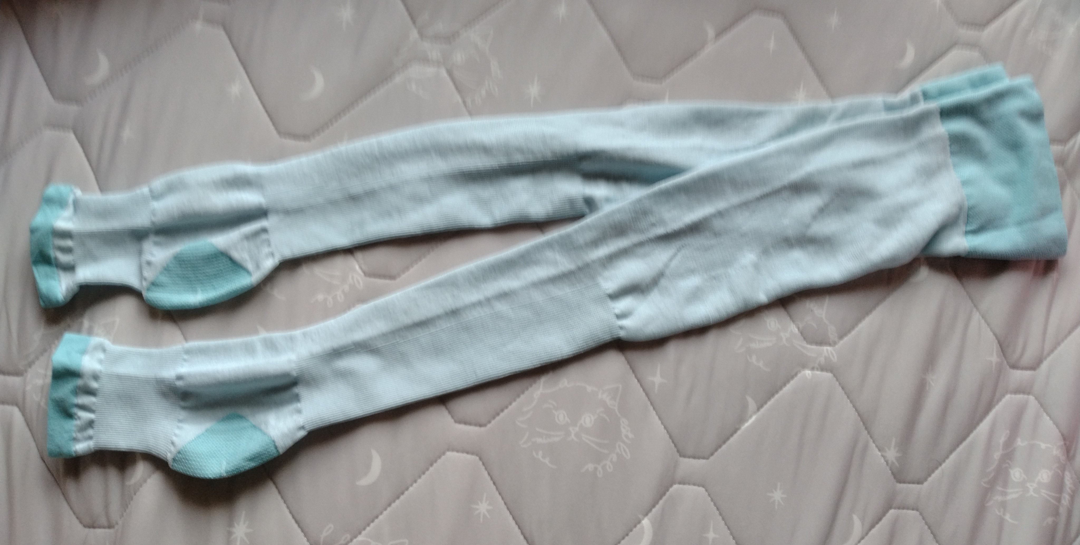 スリムウォーク 美脚ロング Wパワークール M~L/SLIMWALK/着圧ソックス・レギンスを使ったクチコミ（3枚目）