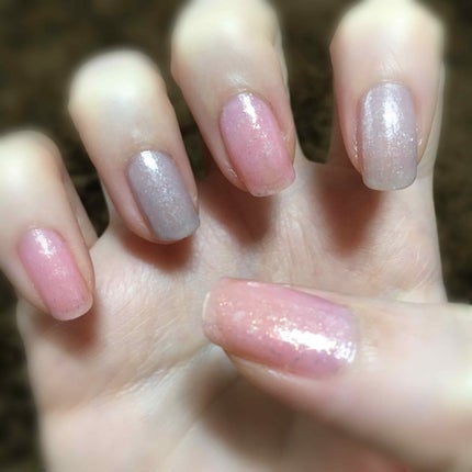 gene TOKYO ネイル ラベンダーダズル/DAISO/マニキュアを使ったクチコミ(2枚目)