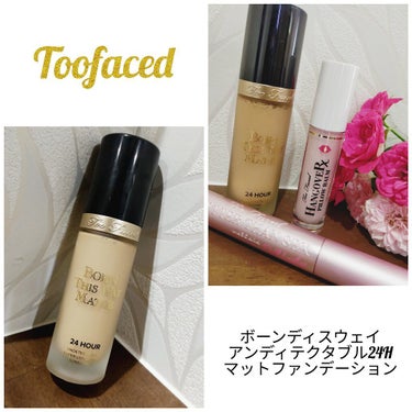 ボーン ディス ウェイ アンディテクタブル 24H マット ファンデーション/Too Faced/リキッドファンデーションを使ったクチコミ（1枚目）