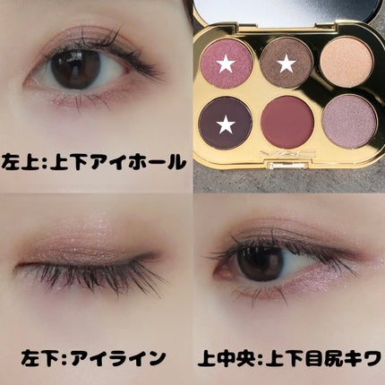 トレジャー アイシャドウ パレット ×6/M・A・C/アイシャドウパレットを使ったクチコミ(5枚目)