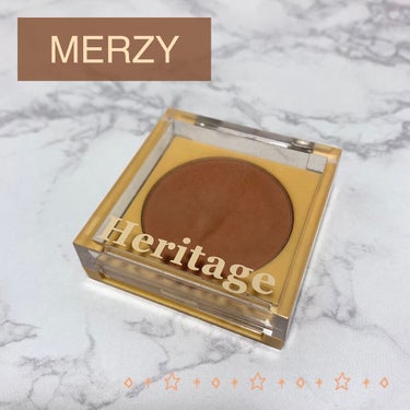 🍄MERZY　ザ  ヘリテージ  チーク🍄

BL2.　テラコッタ


────────────


今回紹介するのは、MERZYのチークです🧡

今日は一生懸命バケパの予約をしていて、投稿が遅くなって