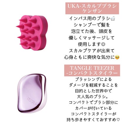 コンパクトスタイラー/TANGLE TEEZER/ヘアブラシを使ったクチコミ(2枚目)