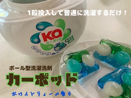 カーポッド/王子製薬/洗濯洗剤を使ったクチコミ(1枚目)