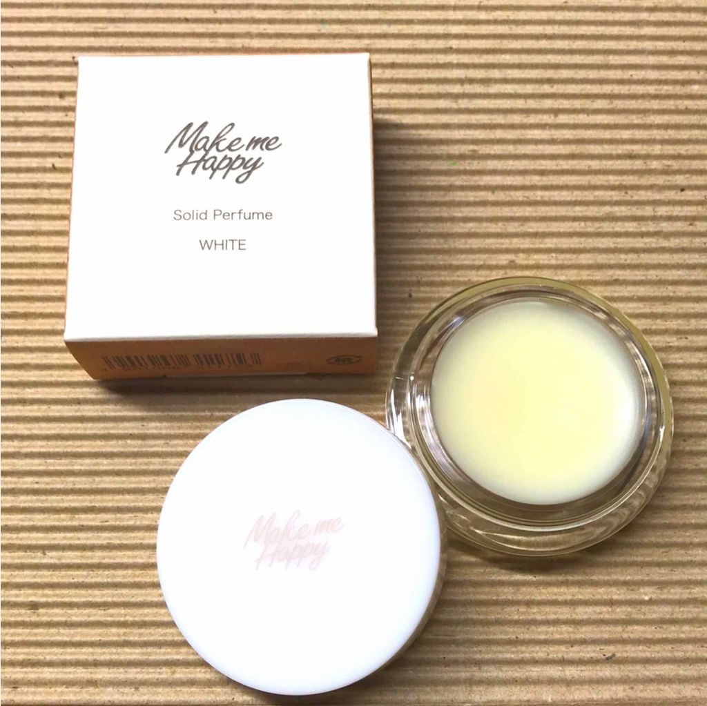 メイクミーハッピー ソリッドパフューム WHITE/キャンメイク/練り香水を使ったクチコミ(1枚目)