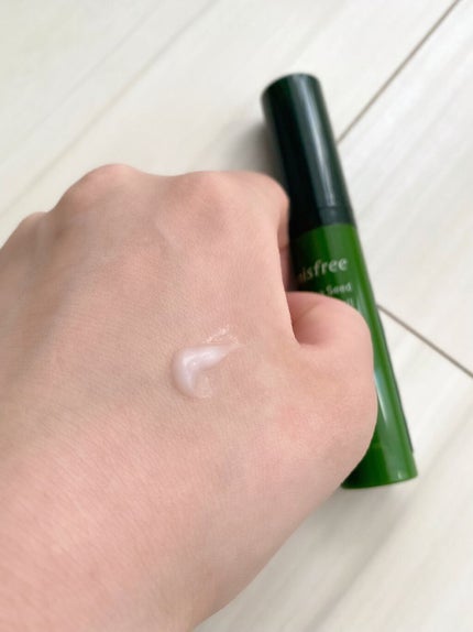 グリーンティーシード アイ&フェイスボール/innisfree/美容液を使ったクチコミ(3枚目)