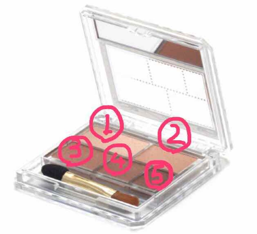 パーフェクトマルチアイズ/キャンメイク/アイシャドウパレットを使ったクチコミ（3枚目）