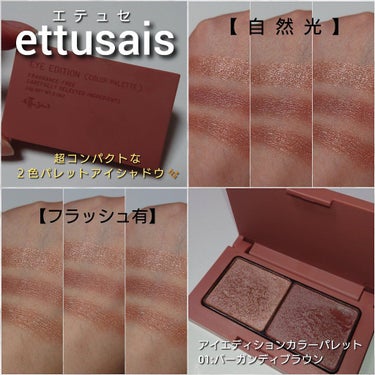 アイエディション(カラーパレット)/ettusais/アイシャドウパレットを使ったクチコミ（5枚目）