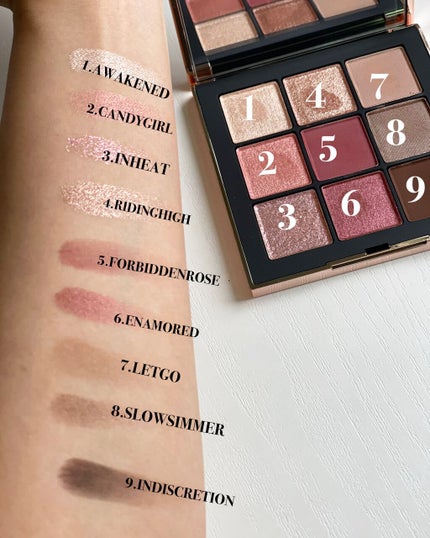 アンインヒビテッド アイシャドーパレット/NARS/アイシャドウパレットを使ったクチコミ(3枚目)