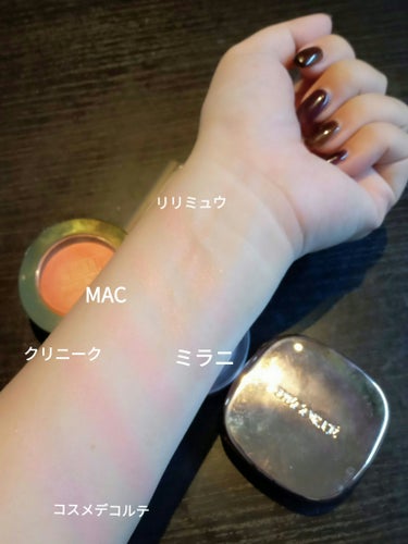 BAKED POWDER BLUSH/Milani Cosmetics/パウダーチークを使ったクチコミ（2枚目）