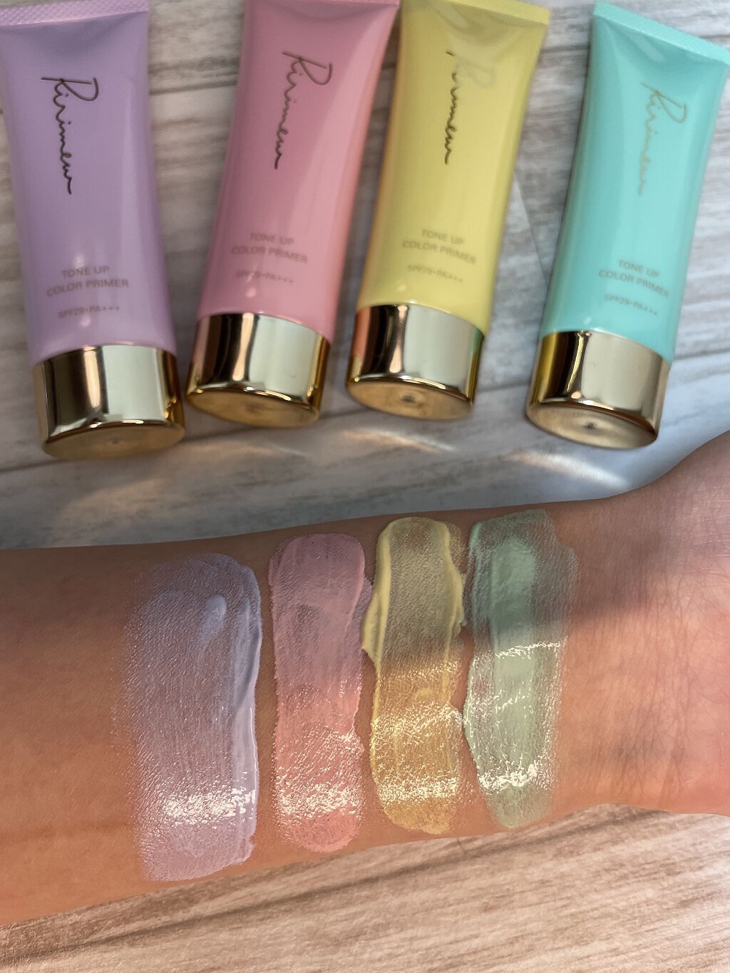 トーンアップカラープライマー /Ririmew/化粧下地を使ったクチコミ(3枚目)