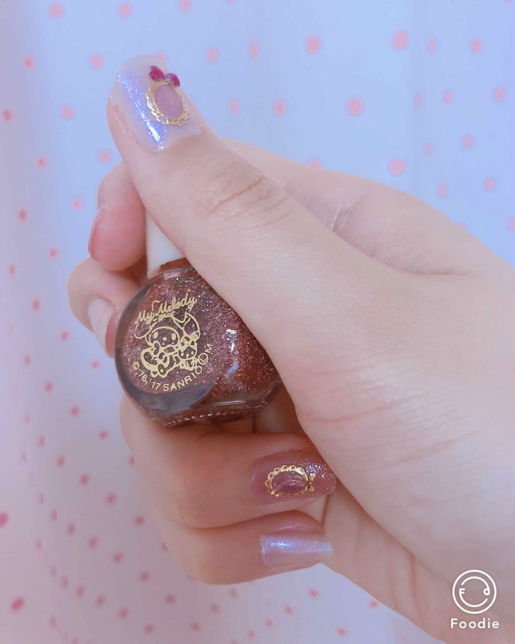 AC ネイルエナメル M 127 ギャラクシーピンク/AC MAKEUP/マニキュアを使ったクチコミ（1枚目）