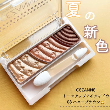 トーンアップアイシャドウ/CEZANNE/アイシャドウパレットを使ったクチコミ(1枚目)