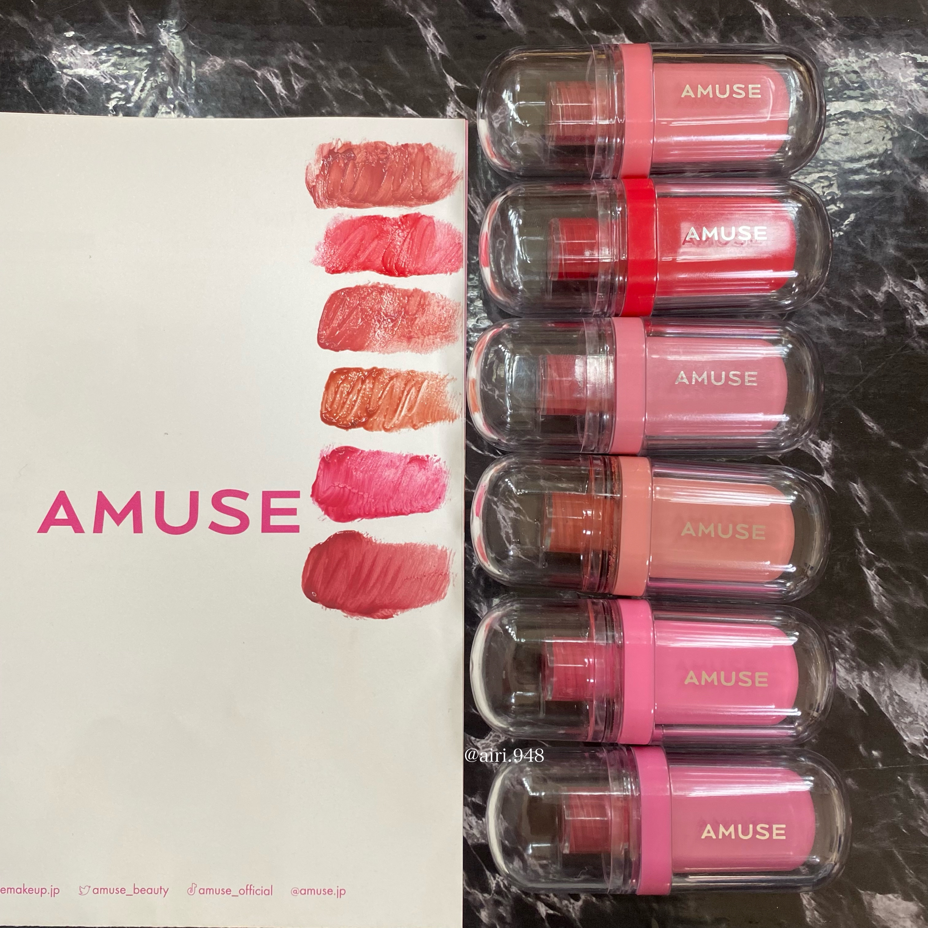 ジェルフィットティント/AMUSE/リップティントを使ったクチコミ（2枚目）