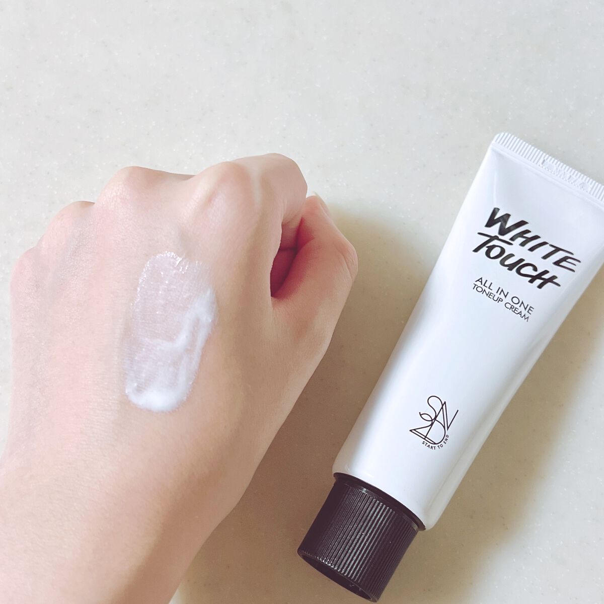 エスツーエンディー トーンアップクリーム/S2ND/化粧下地を使ったクチコミ（3枚目）