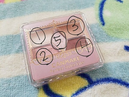 【旧品】パーフェクトスタイリストアイズ/キャンメイク/アイシャドウパレットを使ったクチコミ(1枚目)